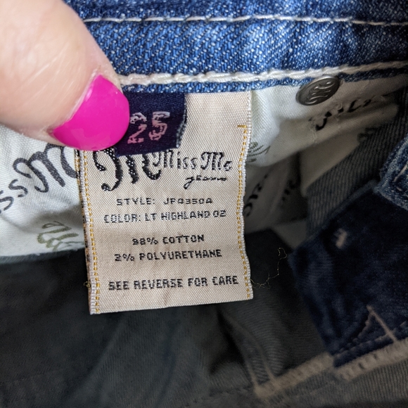 💋 Miss Me Crop Jeans 25 SALE - Picture 6 of 10